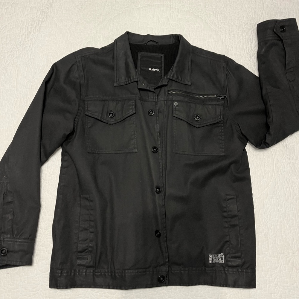 Hurley Men's Lined Black Jacket